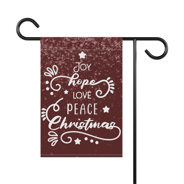 Joy, Hope, Love, And Peace Christmas Banner