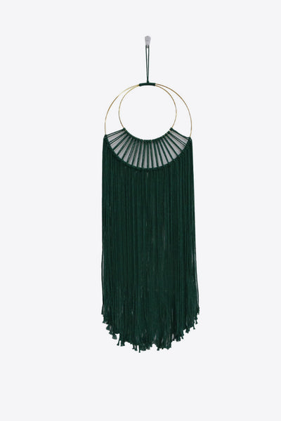 Hoop Fringe Macrame Wall Hanging