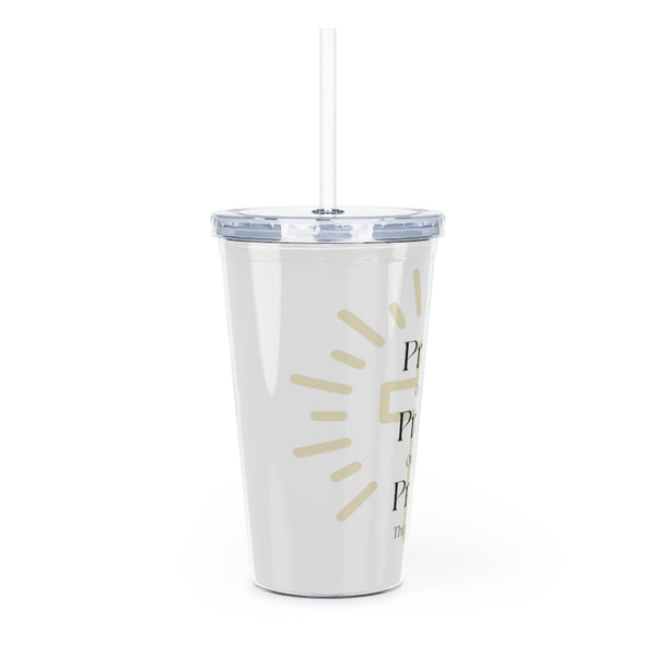 Pray On It Tumbler with Straw