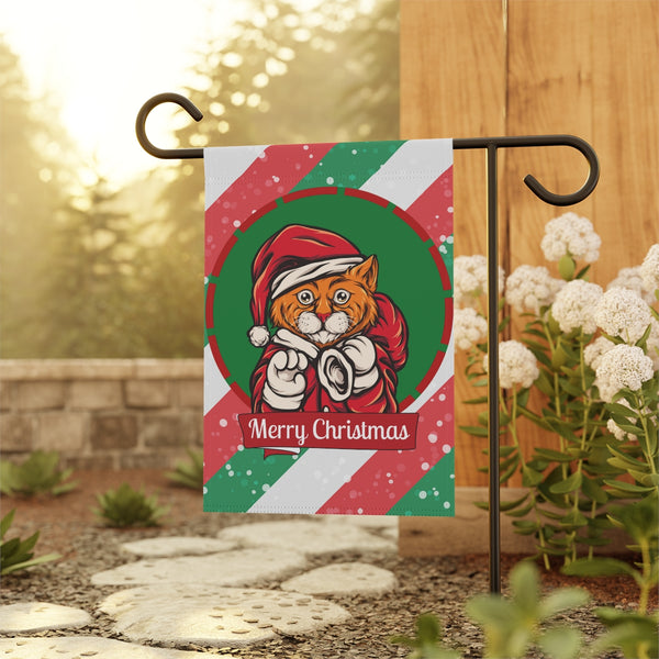 Merry Christmas Cat Banner