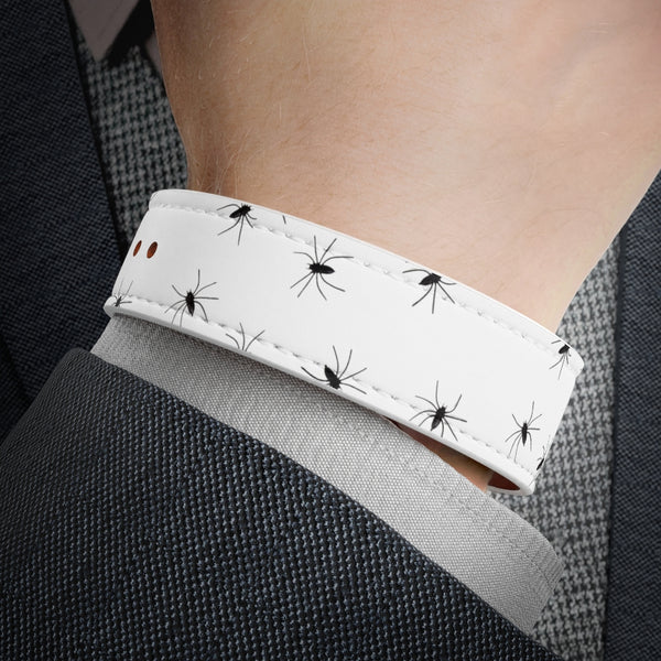 Spider Leather Wristband