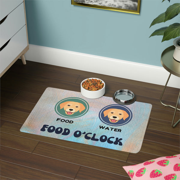 Food O'Clock Dog Food Mat