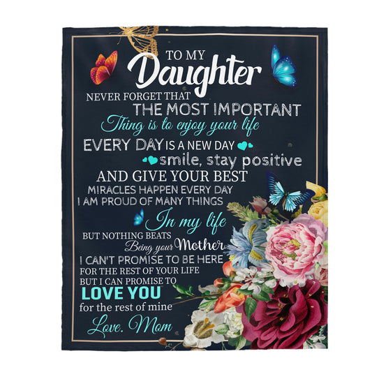 To My Daughter Blanket