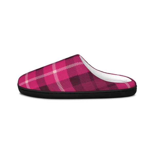 Pink Plade Women's Slippers