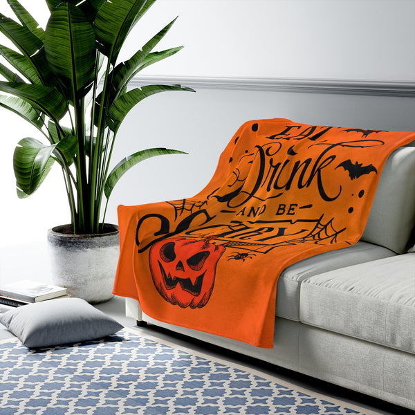 Eat & Drink & Be Scary Blanket