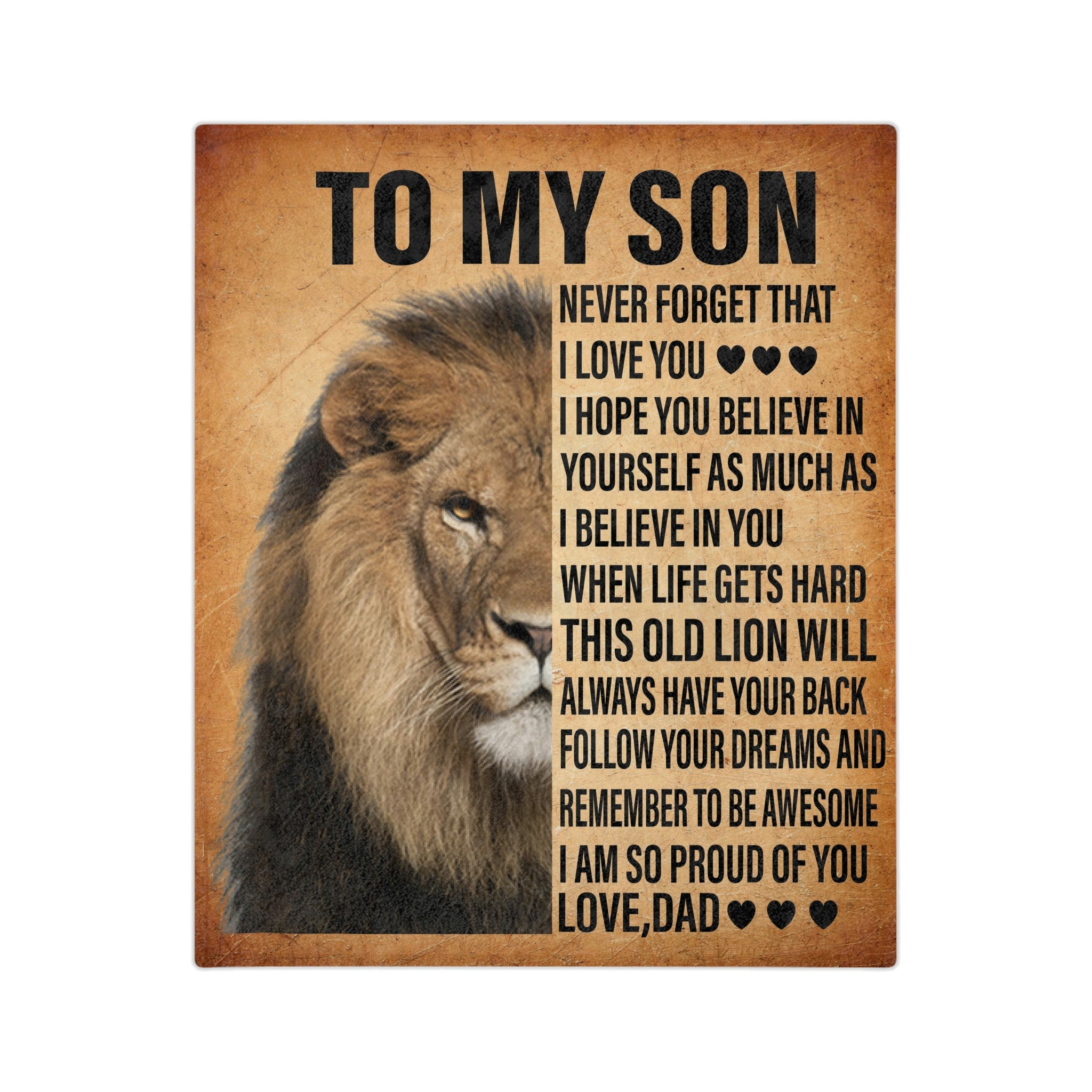 To My Son Blanket