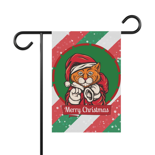 Merry Christmas Cat Banner