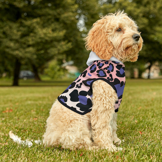 Rainbow Leppard Print Dog Hoodie