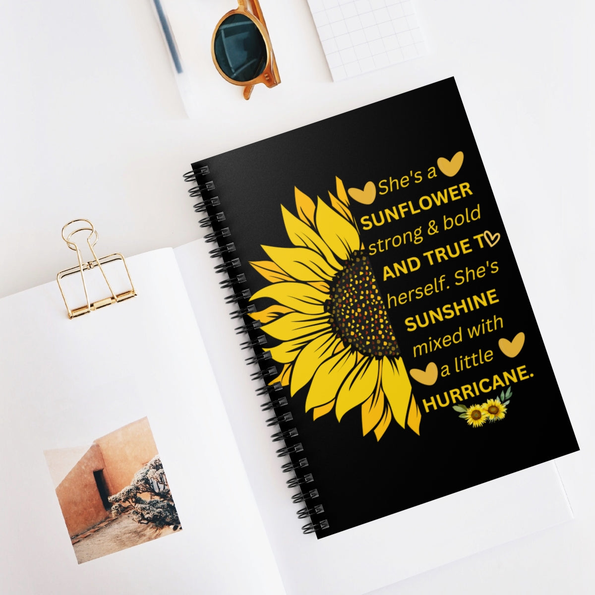 Sunflower Inspiration Notebook