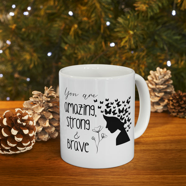 Amazing, Strong, & Brave Mug