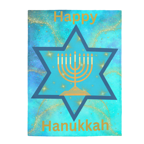 Happy Hanukkah Blanket