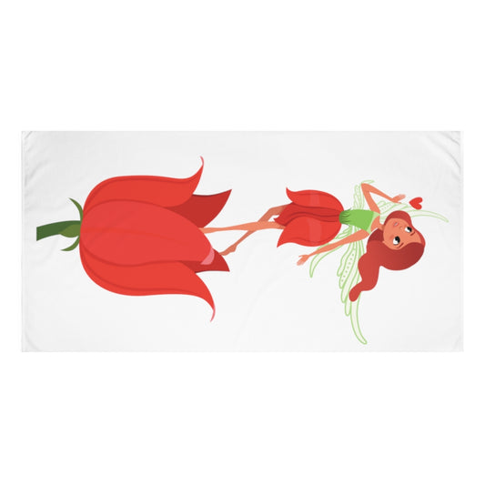 Tulip Fairy Beach Towel