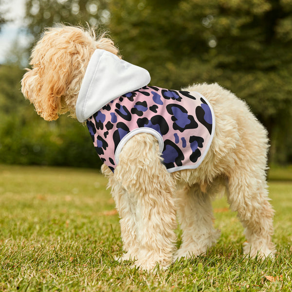 Rainbow Leppard Print Dog Hoodie