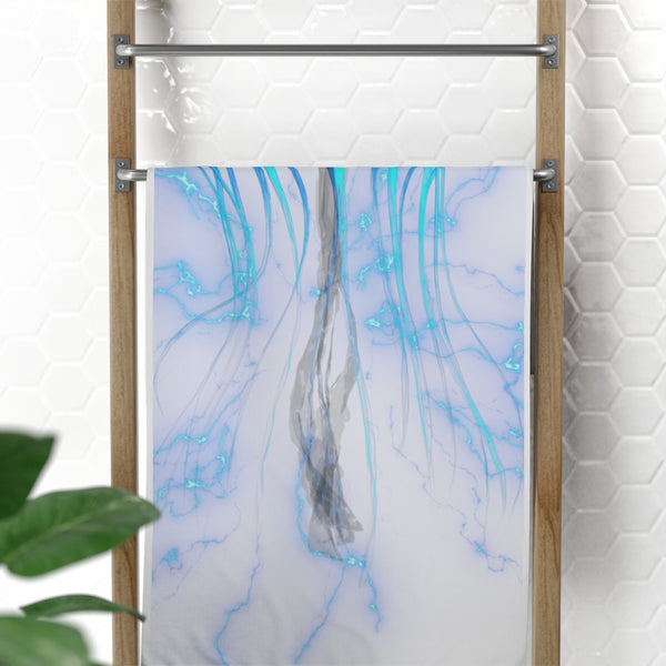 Blue Jelly Fish Beach Towel