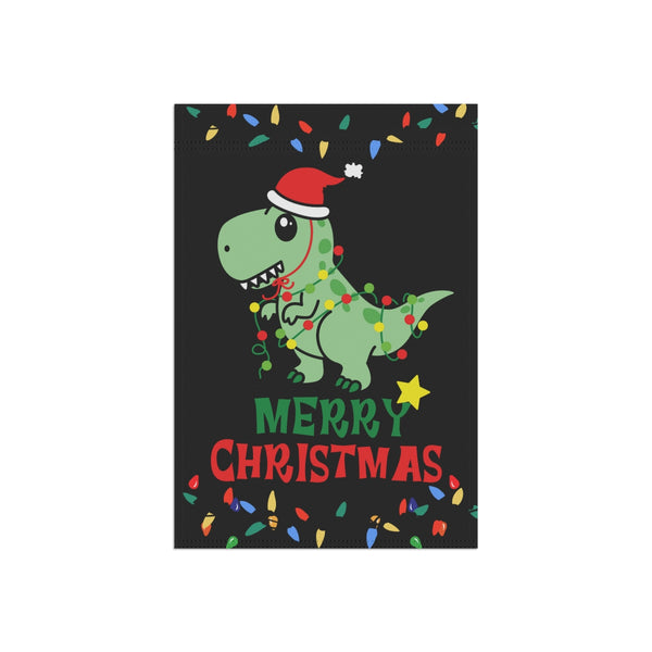 Merry Christmas T-Rex Banner