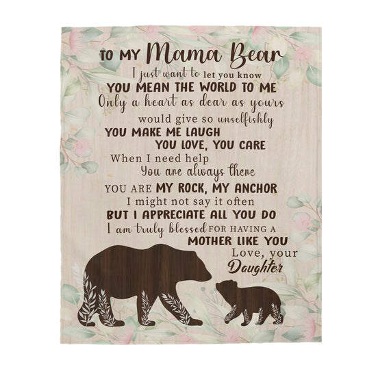 Momma Bear Blanket