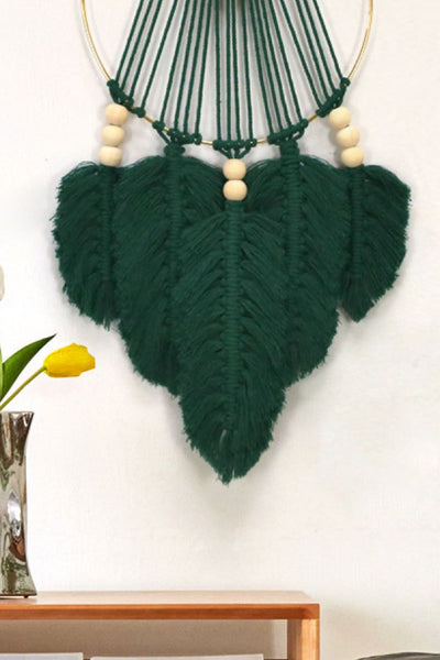 Feather Macrame Wall Hanging Decor