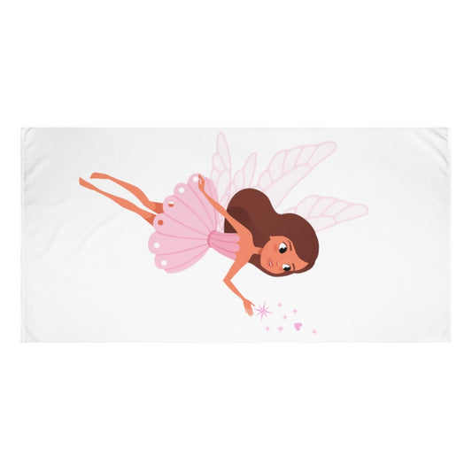 Pink Fairy Beach Towel