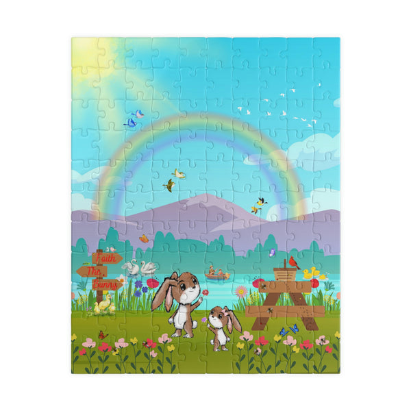 Faith The Bunny Puzzle (110, 252, 500-piece)