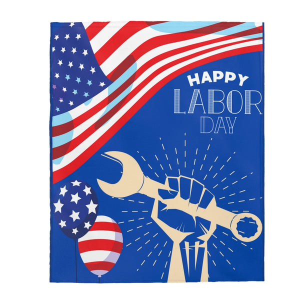 Happy Labor Day Blanket