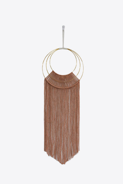 Hoop Fringe Macrame Wall Hanging