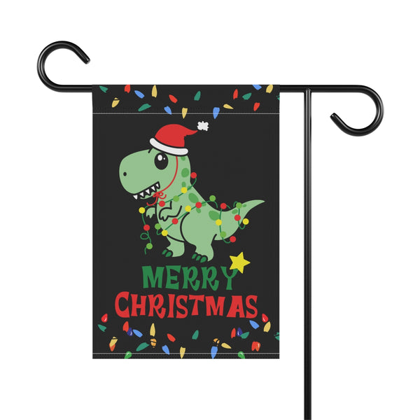 Merry Christmas T-Rex Banner