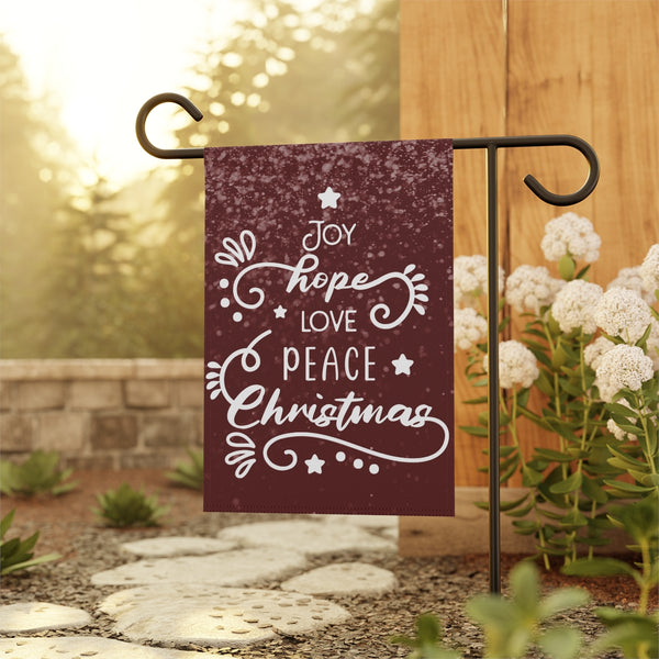 Joy, Hope, Love, And Peace Christmas Banner