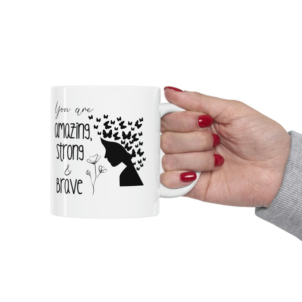 Amazing, Strong, & Brave Mug