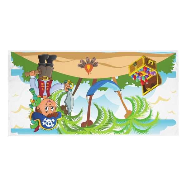 Pirate Island Beach Towel