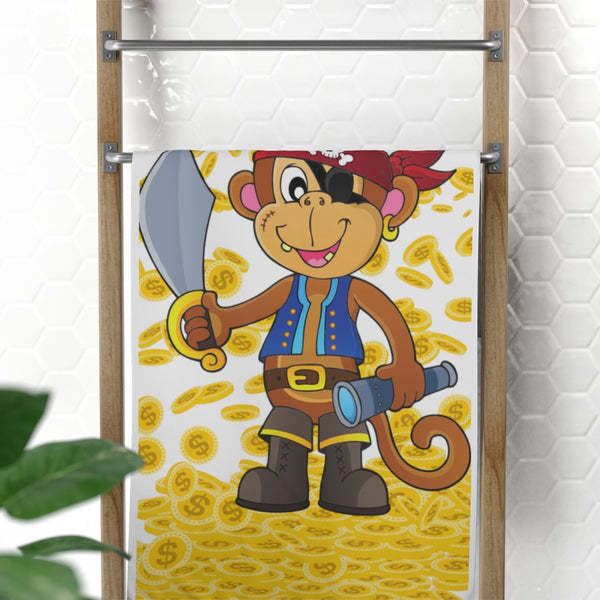 Monkey Struck Gold Beach Towel