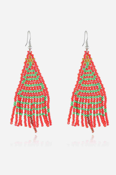 Christmas Beaded Earrings