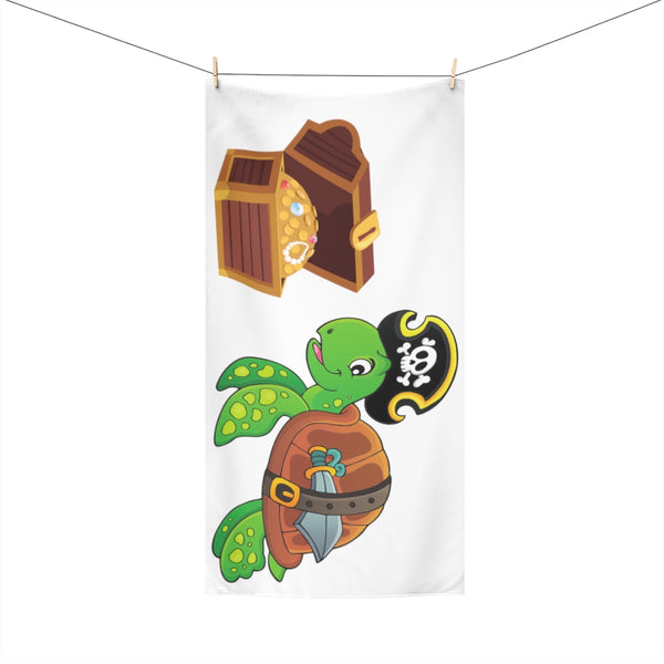 Pirate Turtle Beach Towel