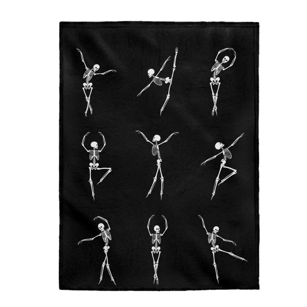 Skeleton Yoga Blanket