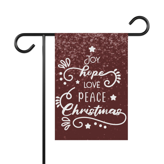 Joy, Hope, Love, And Peace Christmas Banner