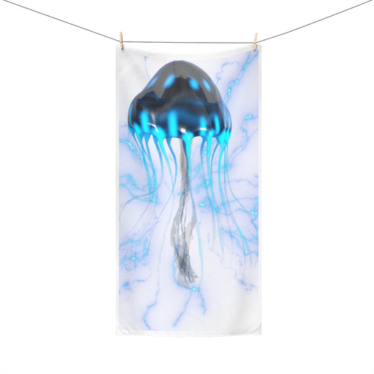 Blue Jelly Fish Beach Towel