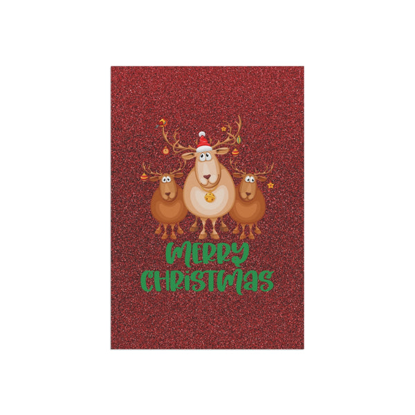 Merry Christmas Deer Banner