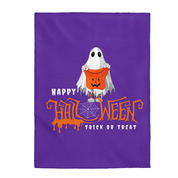 Happy Halloween Trick or Treat Blanket