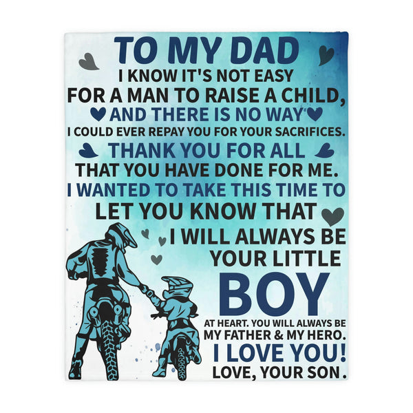 To My Dad - Love Your Son Blanket