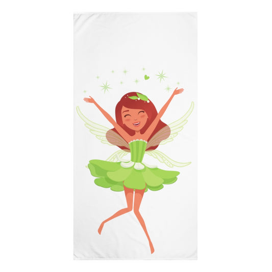 Green Fairy Beach Towel