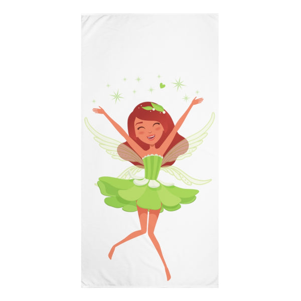 Green Fairy Beach Towel