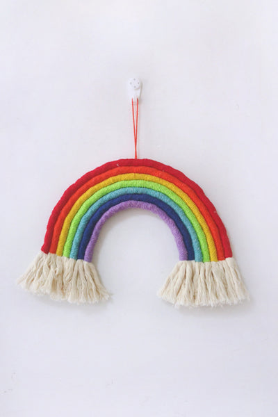 Rainbow Fringe Trim Wall Hanging Decor