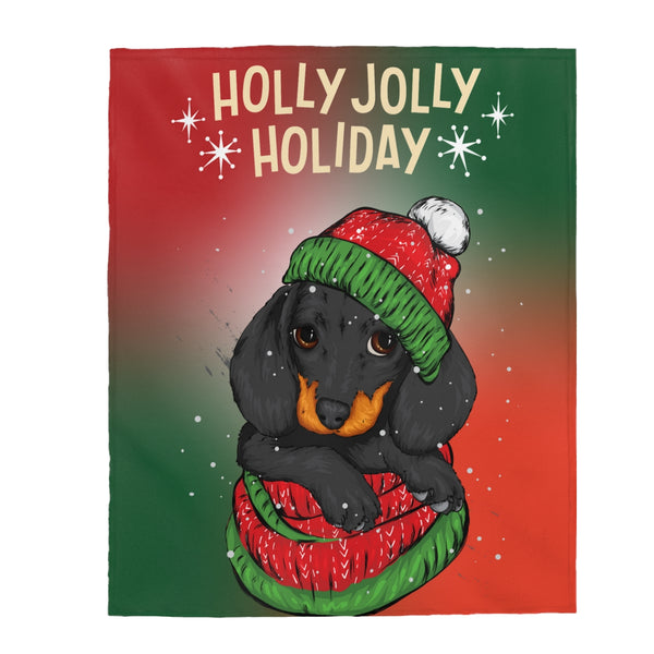 Holly Jolly Holiday w/Dog Blanket