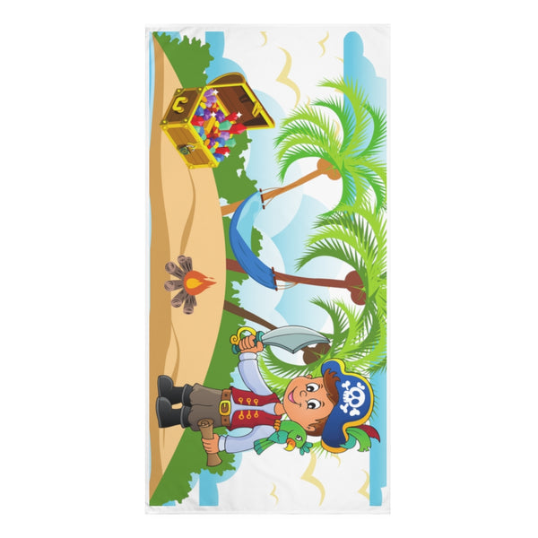 Pirate Island Beach Towel