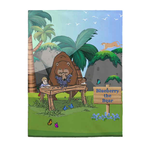 Blueberry the Bear Blanket