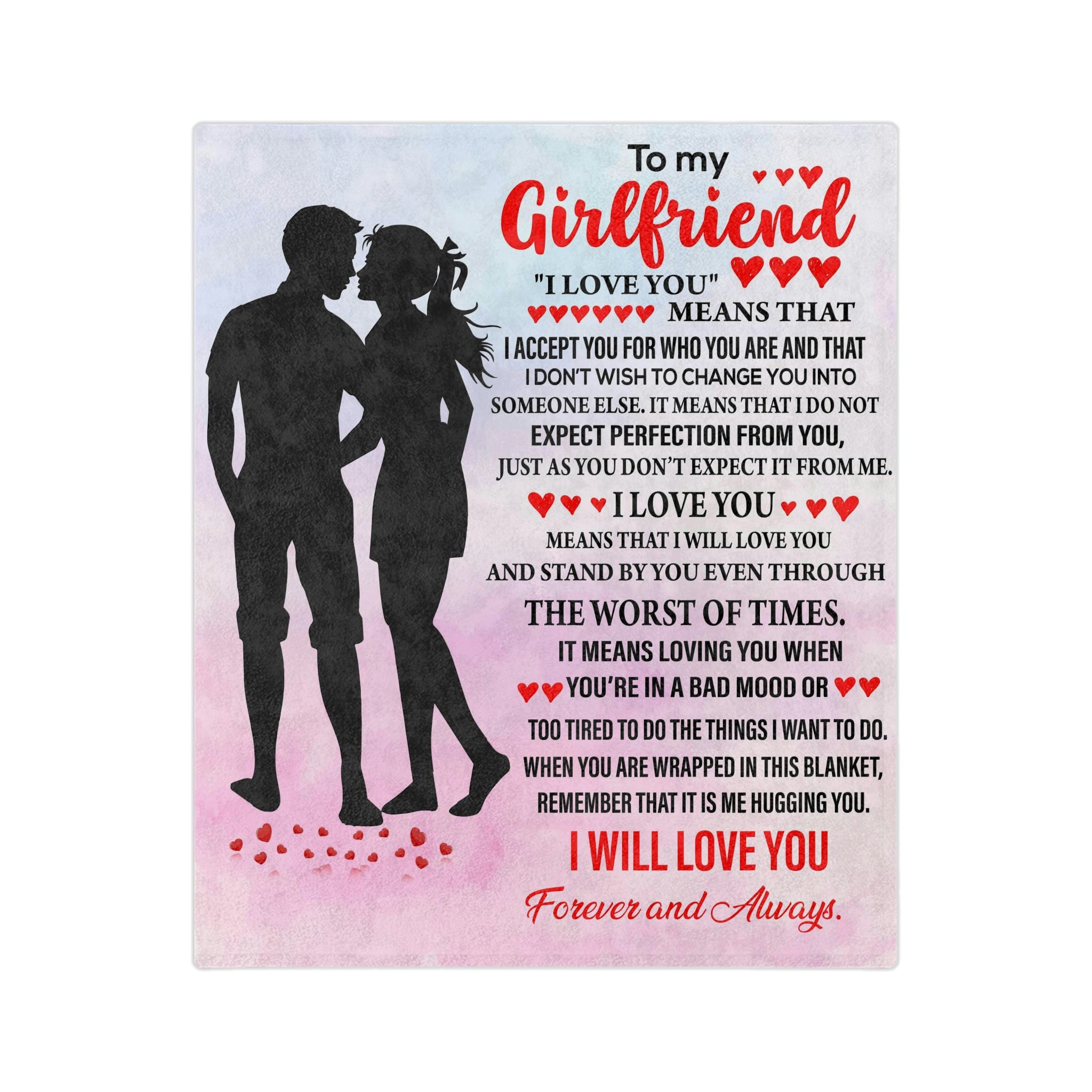 To My Girlfriend Blanket