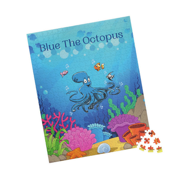 Blue The Octopus Puzzle (110, 252, 500-piece)