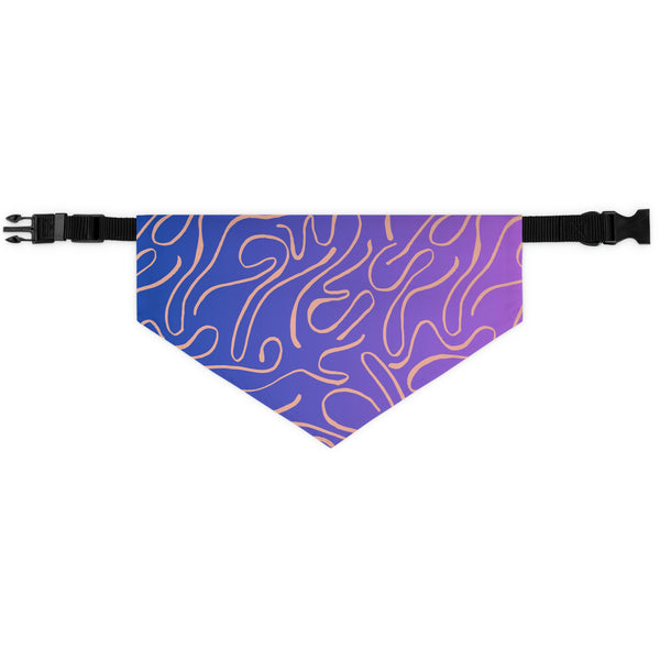 Pretty In Purple Dog Bandana Collar