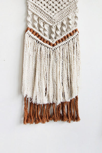 Macrame Fringe Wall Hanging