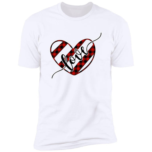 Plade Stripe Heart & Love T-Shirt