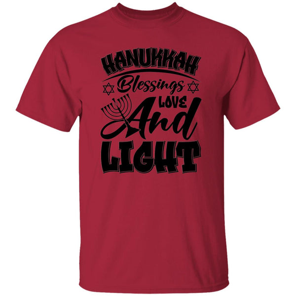 Hanukkah Blessings, Love, & Light T-Shirt